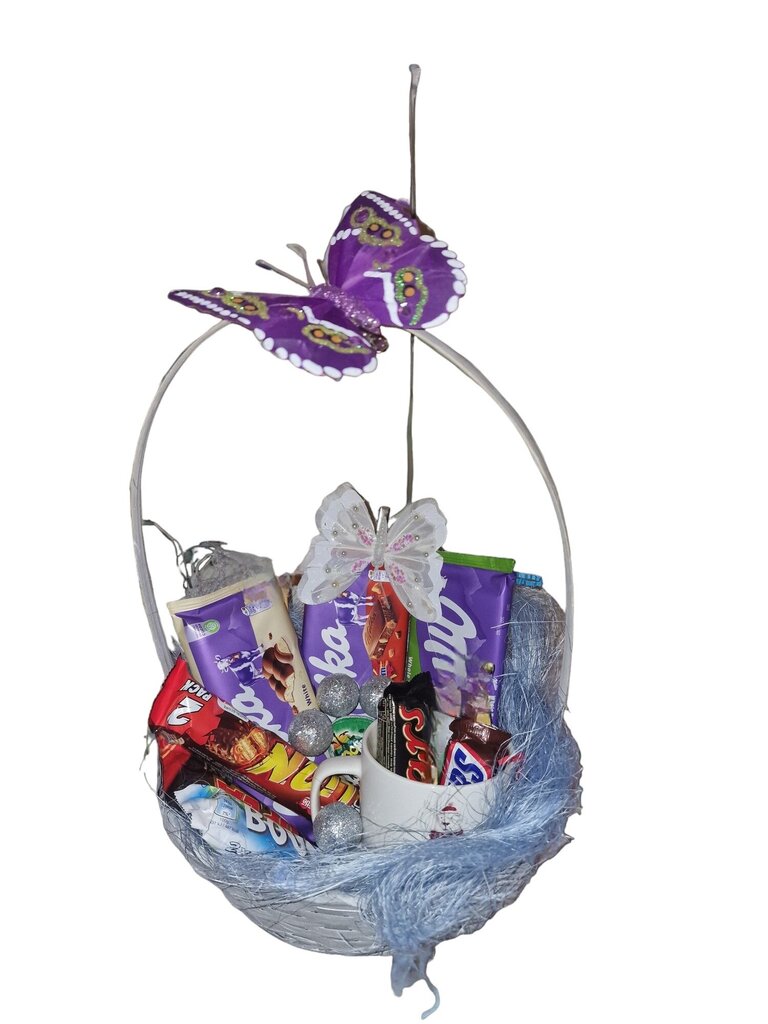 Šokoladinių saldainių Dovanų rinkinys Saldumynų krepšelis J.S.R.Group, 1 kg цена и информация | Saldumynai | pigu.lt