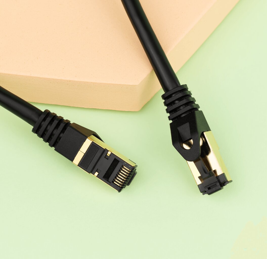 Reagle Ethernet kabelis RJ45 Cat8 40Gbps 1,5 m LAN 26AWG Patchcord kaina ir informacija | Korpusų priedai | pigu.lt