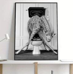 Постер на холсте Giraffe, 30х40см цена и информация | Репродукции, картины | pigu.lt