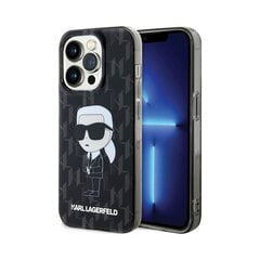 KARL LAGERFELD для iPhone 15 Pro Max (6,7″) с монограммой - Черный цена и информация | Чехлы для телефонов | pigu.lt