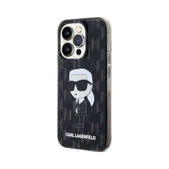 KARL LAGERFELD для iPhone 15 Pro Max (6,7″) с монограммой - Черный цена и информация | Чехлы для телефонов | pigu.lt