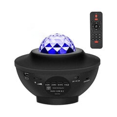 STARS LED Disco с bluetooth колонкой + пульт + USB - Черный цена и информация | Праздничные декорации | pigu.lt