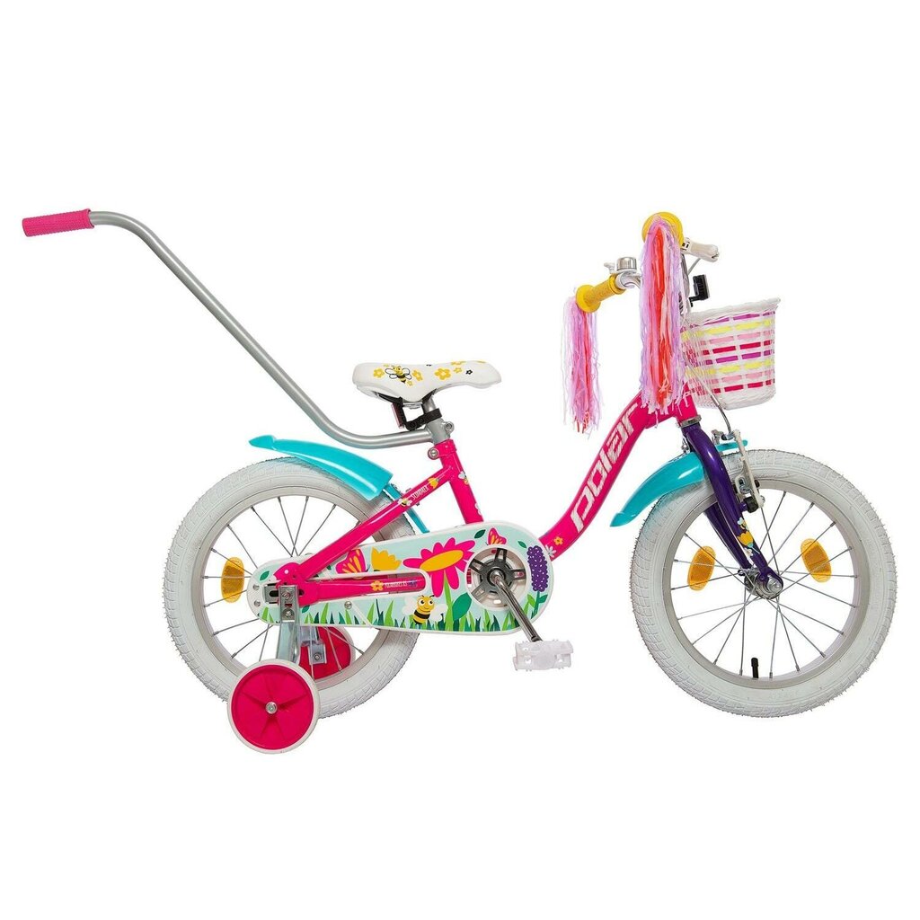 Vaikiškas dviratis Polar Summer, 14'', rožinis kaina ir informacija | Dviračiai | pigu.lt