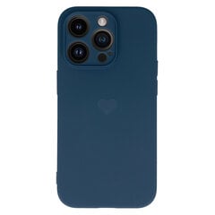 Силиконовый чехол Vennus Heart для Iphone 14 Pro, дизайн 1, темно-синий цена и информация | Чехлы для телефонов | pigu.lt