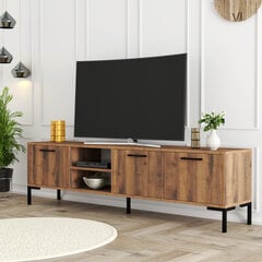 TV staliukas Asir, 180x52x34cm, rudas kaina ir informacija | TV staliukai | pigu.lt