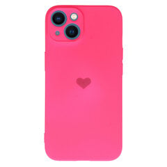 Силиконовый чехол Vennus Heart для Samsung Galaxy S22 Plus дизайн 1, розовый цена и информация | Чехлы для телефонов | pigu.lt