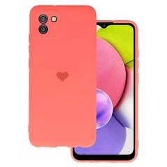 Силиконовый чехол Vennus Heart для Iphone 12 дизайн 1 коралловый цена и информация | Чехлы для телефонов | pigu.lt