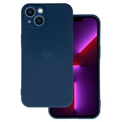 Силиконовый чехол Vennus Heart для Iphone 13 дизайн 1 темно-синий цена и информация | Чехлы для телефонов | pigu.lt