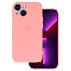 Силиконовый чехол Vennus Heart для Iphone 12 дизайн 1 коралловый цена и информация | Чехлы для телефонов | pigu.lt