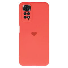 Силиконовый чехол Vennus Heart для Iphone 12 дизайн 1 коралловый цена и информация | Чехлы для телефонов | pigu.lt