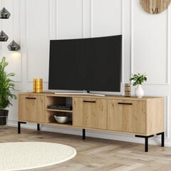 TV staliukas Asir, 180x50x35cm, smėlio spalvos kaina ir informacija | TV staliukai | pigu.lt