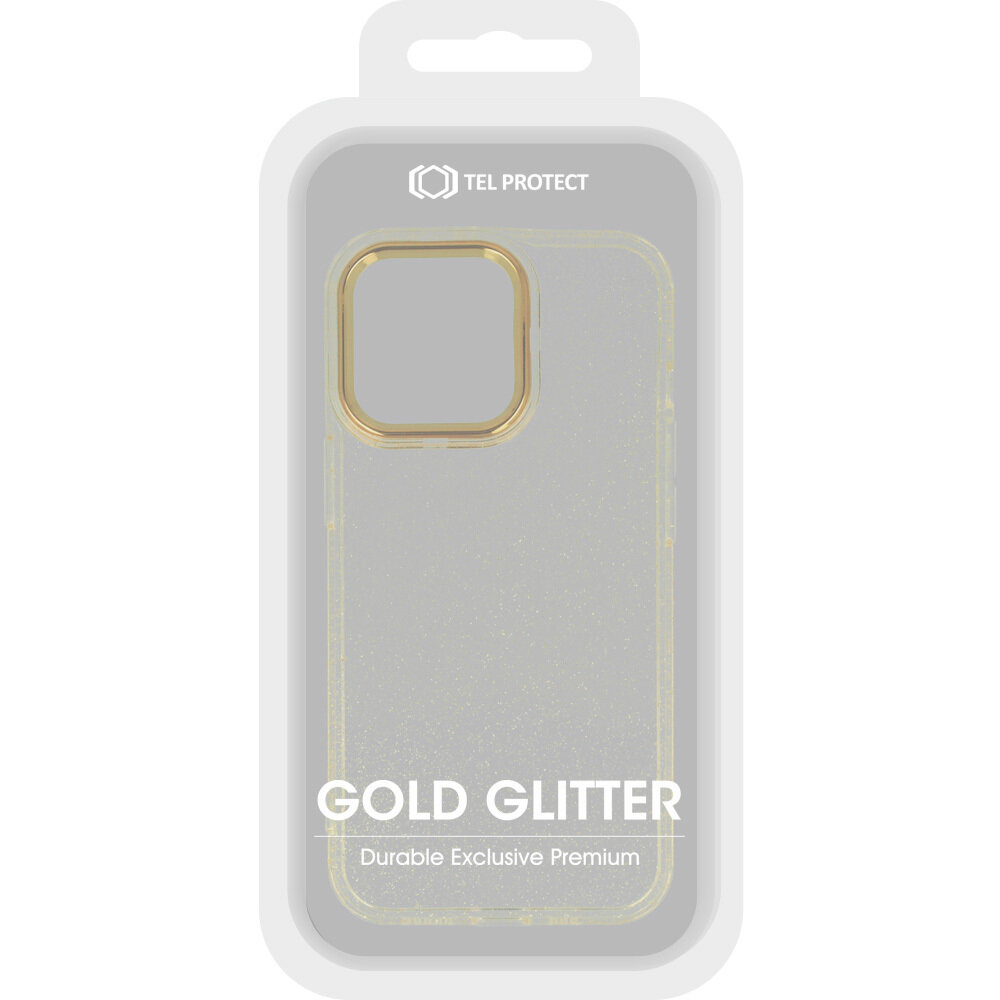 Tel Protect Gold Glitter цена и информация | Telefono dėklai | pigu.lt