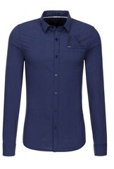 Guess marškiniai vyrams M64H27W7W60 PE58, mėlyni kaina ir informacija | Vyriški marškiniai | pigu.lt
