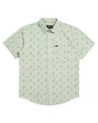 Marškiniai vyrams Brixton 01134, žali цена и информация | Рубашка мужская | pigu.lt