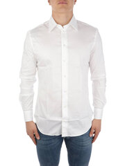 Emporio Armani marškiniai vyrams 21CSBL, balti цена и информация | Мужские рубашки | pigu.lt