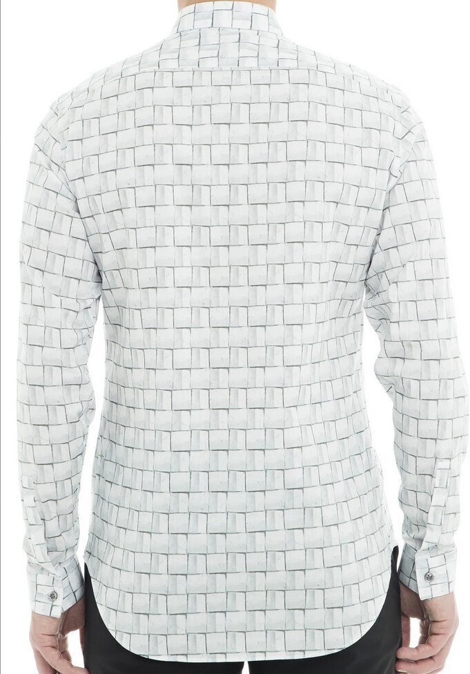 Emporio Armani marškiniai vyrams 216F2, balti цена и информация | Vyriški marškiniai | pigu.lt