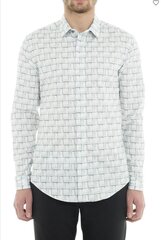 Emporio Armani marškiniai vyrams 216F2, balti цена и информация | Рубашка мужская | pigu.lt
