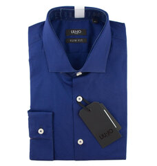 Marškiniai vyrams Liu JO M218B201 10, mėlyni kaina ir informacija | Vyriški marškiniai | pigu.lt