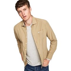 Pepe Jeans marškiniai vyrams PM305476 078, smėlio spalvos цена и информация | Мужские рубашки | pigu.lt