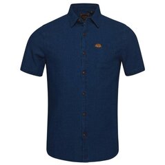 Superdry marškiniai vyrams M4010512A, mėlyni цена и информация | Мужские рубашки | pigu.lt