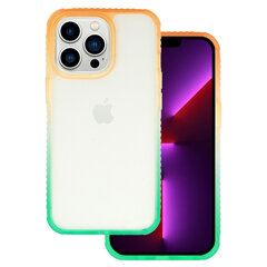 Чехол IDEAR W15 для Iphone 14 Plus оранжево-мятный цена и информация | Чехлы для телефонов | pigu.lt