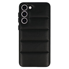 Кожаный 3D чехол для Samsung Galaxy S23 Ultra дизайн 3 черный цена и информация | Чехлы для телефонов | pigu.lt