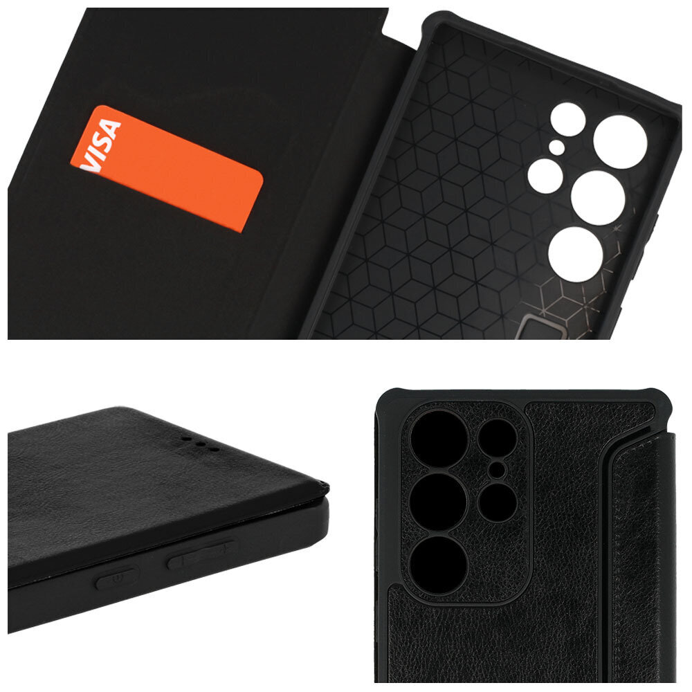 OEM Razor Carbon Book Case kaina ir informacija | Telefono dėklai | pigu.lt