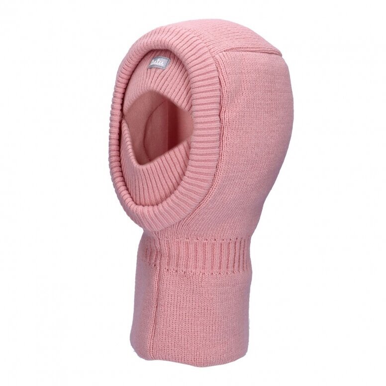 TuTu šiltas šalmukas kepurė su veido apsauga, rožinis kaina ir informacija | Žiemos drabužiai vaikams | pigu.lt