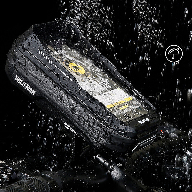 Dviračio krepšys Wildman XT3X, 0,5l, juodas kaina ir informacija | Krepšiai, telefonų laikikliai | pigu.lt