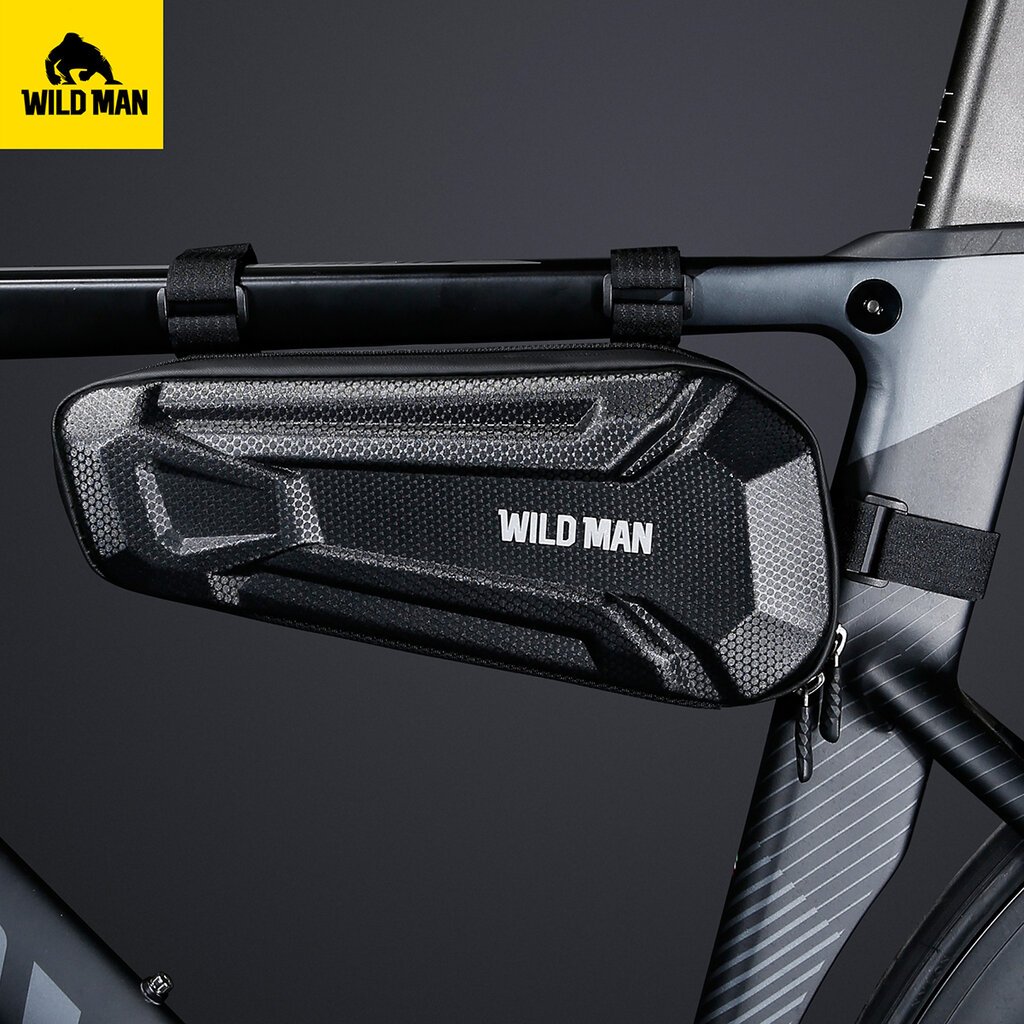 Dviračio krepšys Wildman XT9, 1,8l, juodas kaina ir informacija | Krepšiai, telefonų laikikliai | pigu.lt