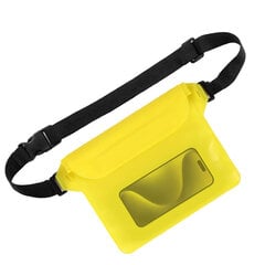 Водонепроницаемый чехол - Тип 3 желтый цена и информация | Непромокаемые мешки, чехлы, дождевики | pigu.lt