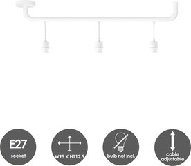 Home Sweet Home lubinis šviestuvas Pipe kaina ir informacija | Lubiniai šviestuvai | pigu.lt