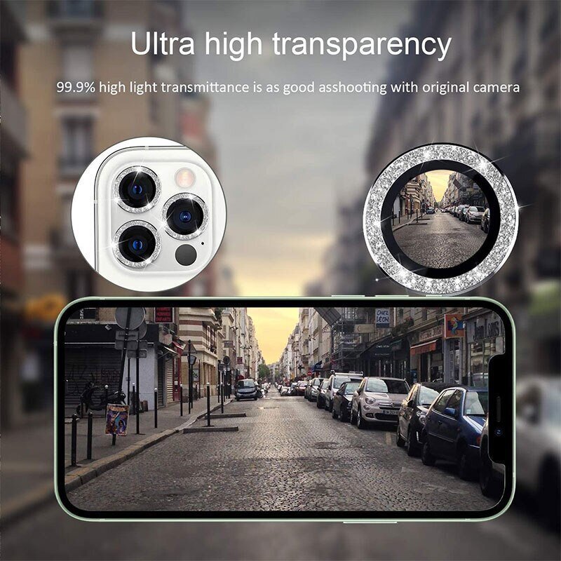 TopTel Camera Glass Hard Diamond цена и информация | Apsauginės plėvelės telefonams | pigu.lt