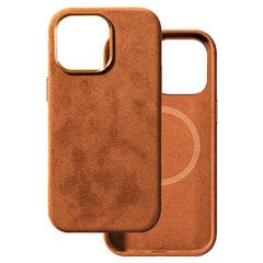 Чехол Alcane Magsafe для Iphone 14 Pro, коричневый цена и информация | Чехлы для телефонов | pigu.lt