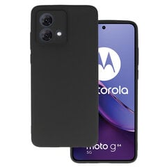 Задний чехол MATT для MOTOROLA MOTO G84 5G Черный цена и информация | Чехлы для телефонов | pigu.lt