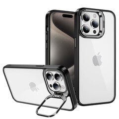Чехол Tel Protect Kickstand + стекло камеры (объектив) для Iphone 15 Pro Max оранжевый цена и информация | Чехлы для телефонов | pigu.lt