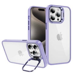 Чехол Tel Protect Kickstand + стекло камеры (объектив) для Iphone 11 бордовый цена и информация | Чехлы для телефонов | pigu.lt