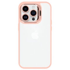 Чехол Tel Protect Kickstand + стекло камеры (объектив) для Iphone 15 Pro Max оранжевый цена и информация | Чехлы для телефонов | pigu.lt