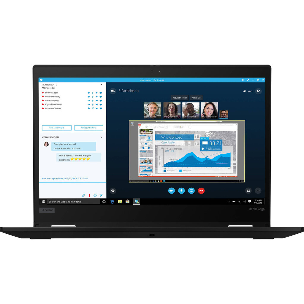 Lenovo Thinkpad X390 Yoga; i5-8365U|8GB |13,3 FHD IPS multi-touch|256GB|Windows 11 PRO|Atnaujintas/Renew kaina ir informacija | Nešiojami kompiuteriai | pigu.lt