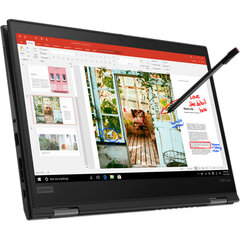 Lenovo Thinkpad X390 Йога; i5-8365U|8 ГБ |13,3 FHD IPS с мультисенсорным управлением|256 ГБ|Windows 11 PRO|Обновлен/Renew цена и информация | Ноутбуки | pigu.lt