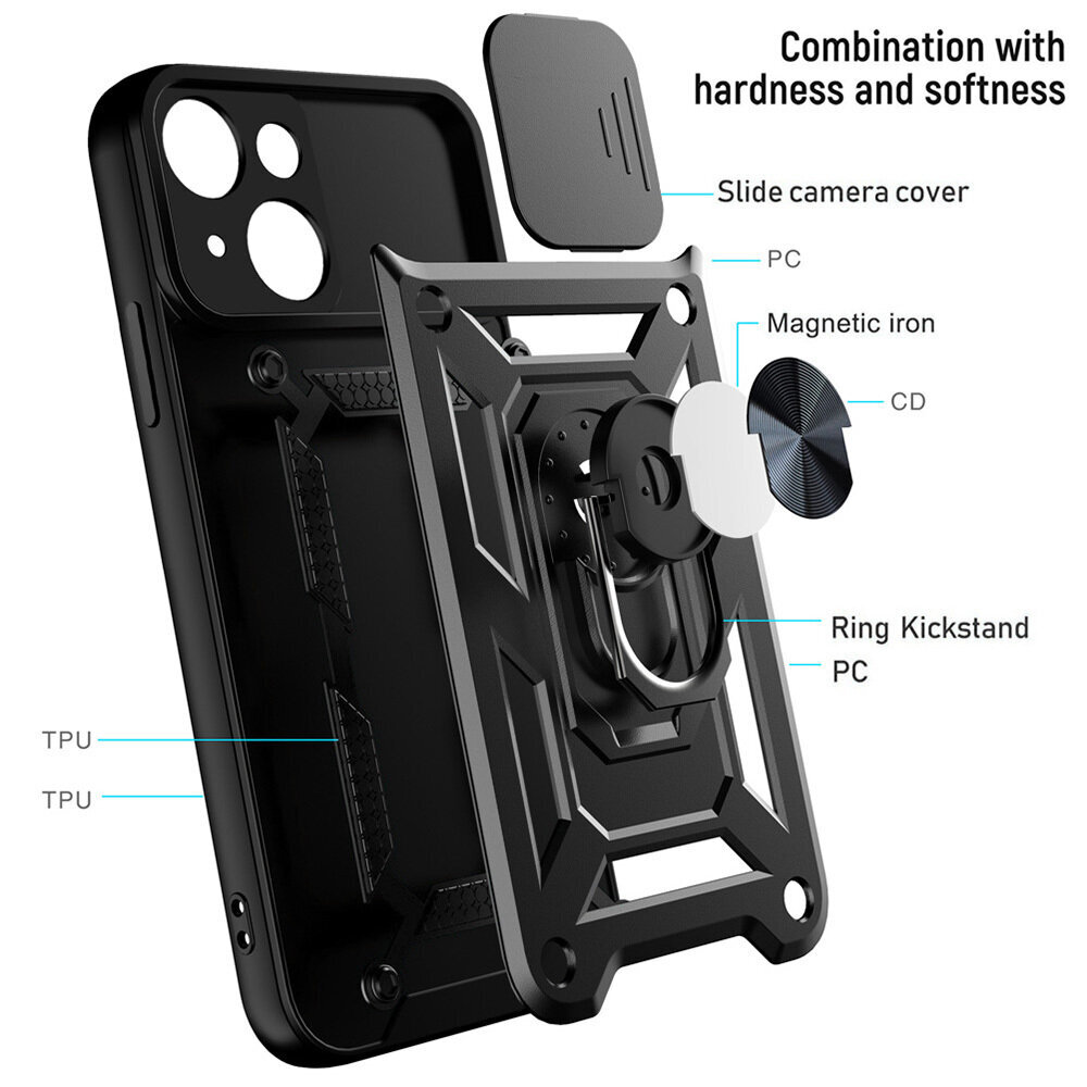 Armor Slide Camera kaina ir informacija | Telefono dėklai | pigu.lt