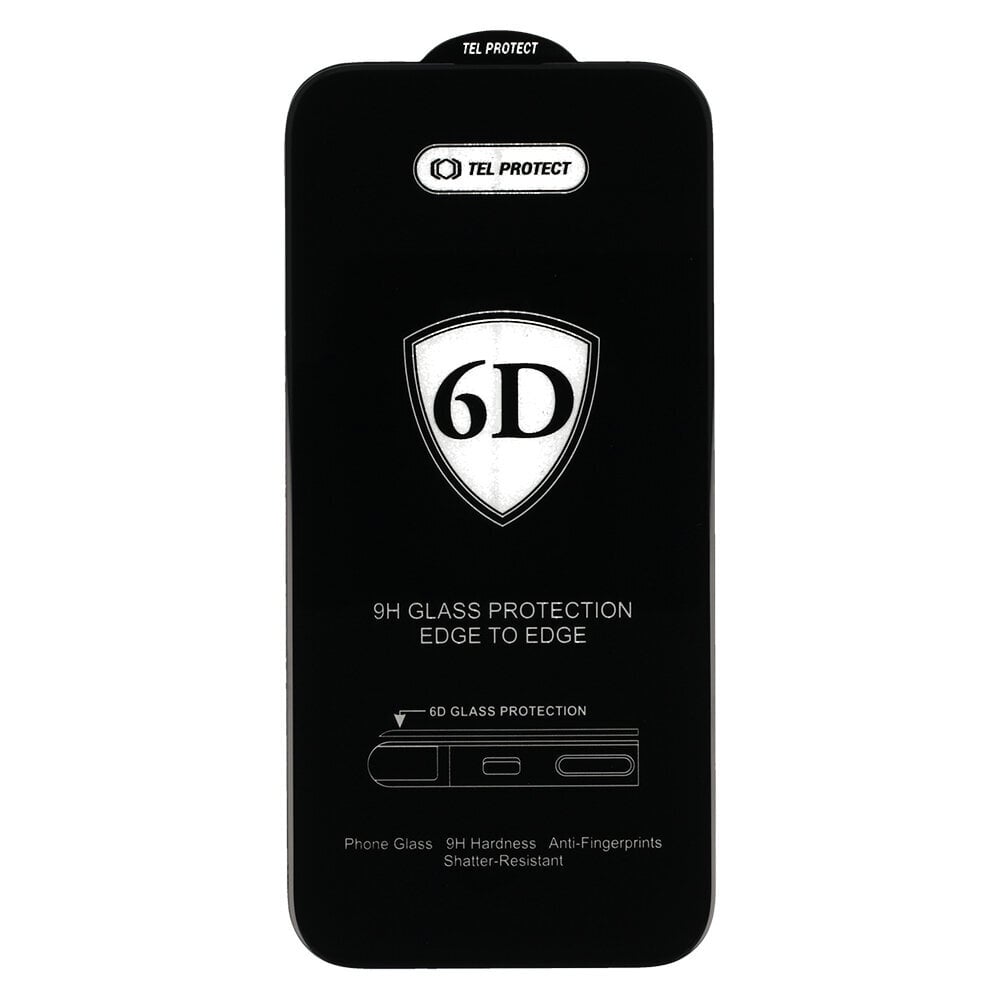 Tel Protect Full Glue 6D kaina ir informacija | Apsauginės plėvelės telefonams | pigu.lt