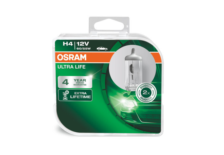 Automobilinės lemputės Osram Ultra Life H4, 2 vnt. цена и информация | Automobilių lemputės | pigu.lt