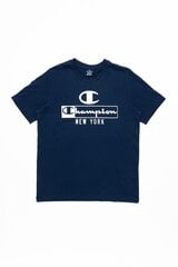 Mужская футболка Champion, синяя цена и информация | Футболка мужская | pigu.lt