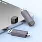 Atminties kortelių skaitytuvas Hoco HB45 USB-C/USB-A 2-in-1 USB3.0 pilkas kaina ir informacija | Adapteriai, USB šakotuvai | pigu.lt