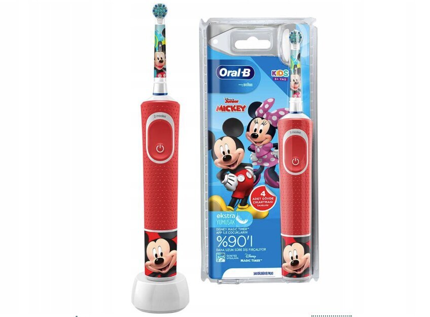 Oral-B Vitality Mickey цена и информация | Elektriniai dantų šepetėliai | pigu.lt