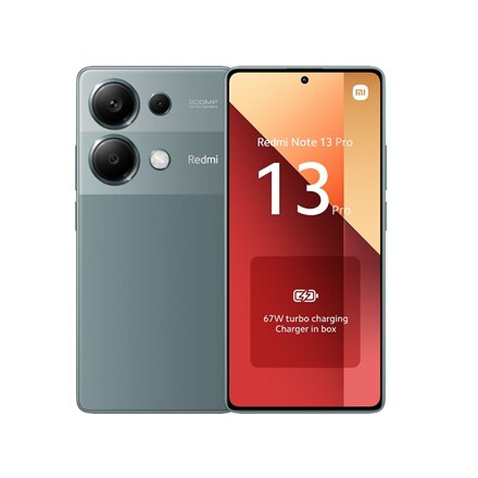 Xiaomi Redmi Note 13 Pro 8/256GB Forest Green kaina ir informacija | Mobilieji telefonai | pigu.lt