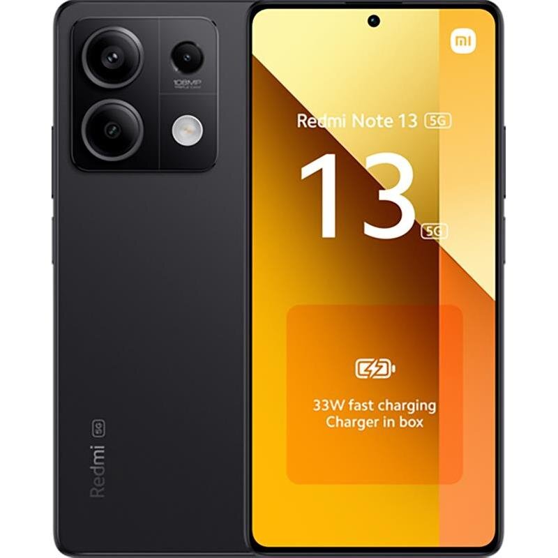 Xiaomi Redmi Note 13 5G 6/128GB Graphite Black kaina ir informacija | Mobilieji telefonai | pigu.lt