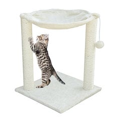 Kačių draskymo stovas su hamaku, 50 cm kaina ir informacija | Draskyklės | pigu.lt