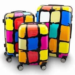 Набор из 3 чемоданов цена и информация | Чемоданы, дорожные сумки | pigu.lt
